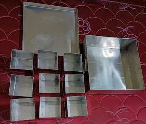 Jumbo Spice Box Full Set : Stainless Steel.