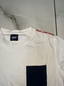 MAX White Casual T-Shirt