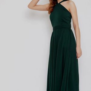 Elegant Green Maxi Dress