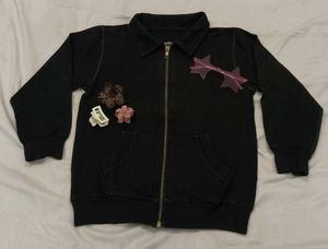Cute Black Zip-Up Jacket