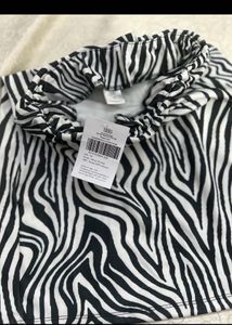 Zebra Print Mini Skirt