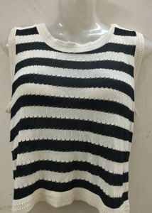 Striped Knit Tank Top