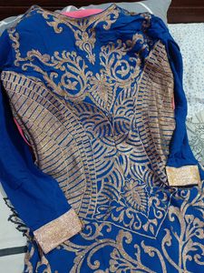 Full Embroidery Heavy Gown