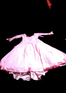 Pink Kurta with Floral Detail