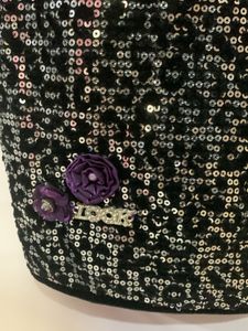 Purple Party Dress velvet  and organza material