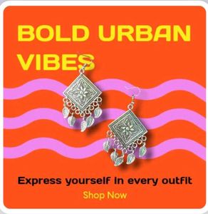 Handmade metal earings