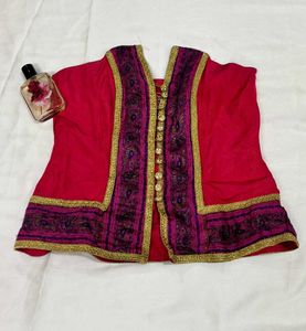 Magenta Color Corset Top