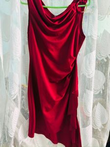 Red Welwet Beautiful Dress