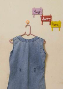 Denim Sleeveless Dress
