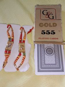 Rakhi Set with Playing Cards