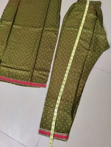 Elegant Olive Green Kurta Set