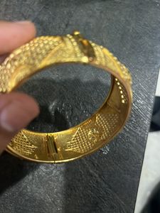 Gold Plated Bangles (Kada)