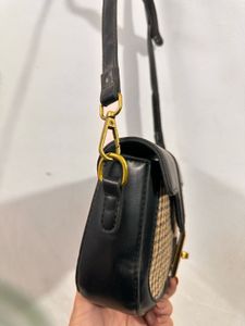 Houndstooth Crossbody Bag