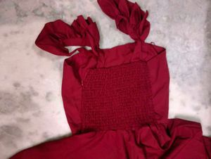 🌸🌸Red Frok Dress 🌸🌸
