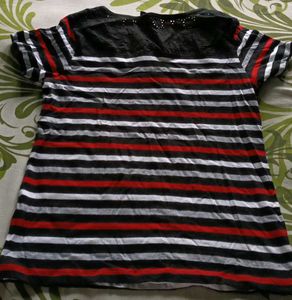 Striped Short Sleeve Tee