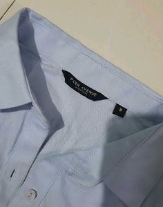 Park Avenue Blue Formal Shirt | NO COINS PLEASE