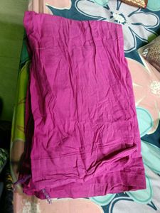 Lace Border Mirror HandWork Pink Saree,&amp; Petticoat