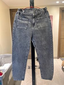 Zara Grey Boyfriend Jeans