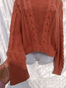 Aeropostale Cozy Cable Knit Sweater 🧡