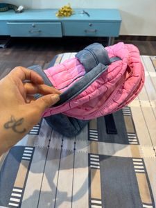 Pink And Grey Beautiful School Bag For Girls