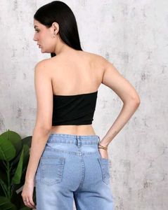 SHEIN BRAND Black Corset Top