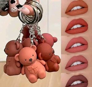 Teddy Bear Lip Gloss - Cute Keychain! 2 sets