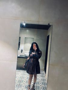 Savana Sheer A Line Dress
