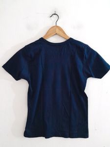 Navy Blue Printed T-Shirt (Boy&#39;s)