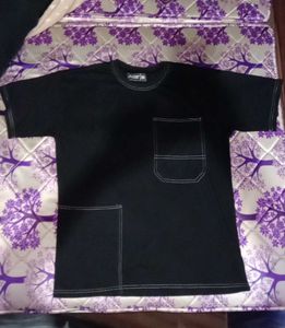 Black Pocket Tee