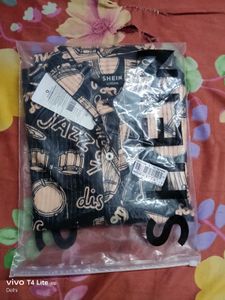 Shein india Brand New Shirt For men Black