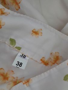 Off White Printed Dress (Women&#39;s)