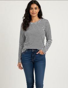Striped T-Shirt- XS