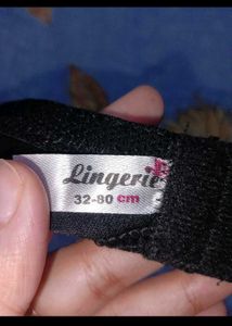Cotton Padded Black Bra