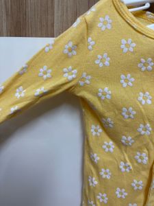 Cute Floral Baby Romper