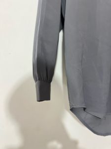 Gray Button Down Tunic