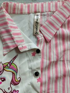 Cute Unicorn Girls' Shirt