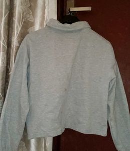 Grey Graphic Print Sweatshirt