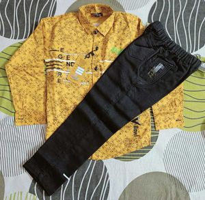 Brand New Boys Shirt With Trouser