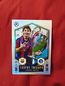 trophy triump Lionel Messi card