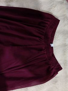 Burgundy Sharara