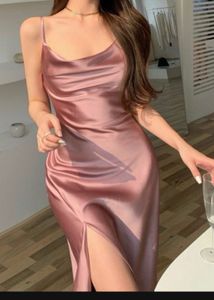 Satin Maxi Dress