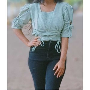 Light green Top size L