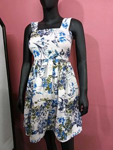 Floral Print Fit &amp; Flare Mini Dress