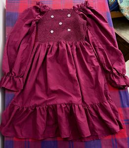 Elegant Maroon Dress