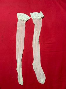 Cream Lace Bustier Corset Set