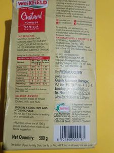 Weikfield Vanilla Custard Powder