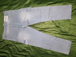 Palm Angels Light Wash Cargo Jeans