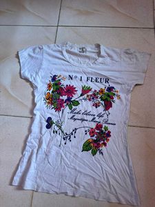 Floral Print Tee