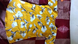 Yellow Printed Top