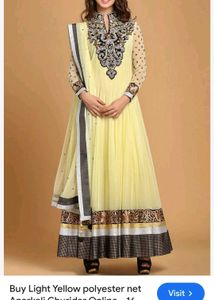 Yellow Anarkali Suit For Women